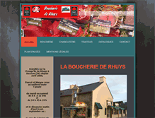 Tablet Screenshot of boucheriederhuys.com